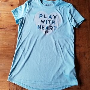 Blue under armor t-shirt